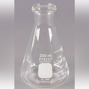 Pyrex 250mL Narrow Mouth Erlenmeyer Flask #4980 - Vase - Halloween Home Decor